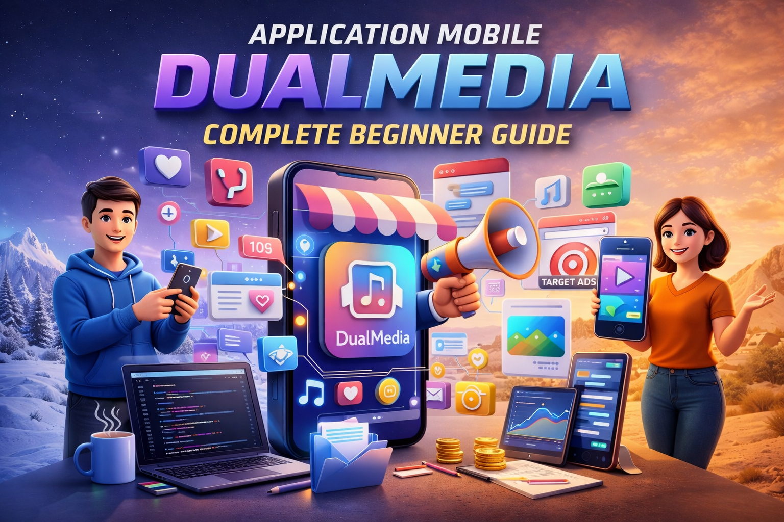 Application Mobile DualMedia